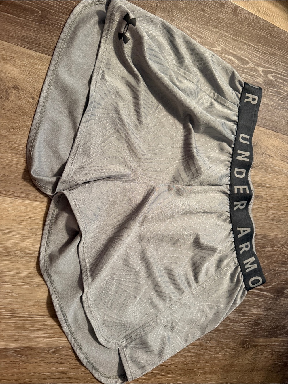Under Armour Gray Performance Running Shorts